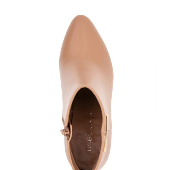 BCBGENERATION AXTON ANKLE BOOTIES TAN BLOCK HEEL PADDED MEMORY FOAM 5… - Picture 5 of 6
